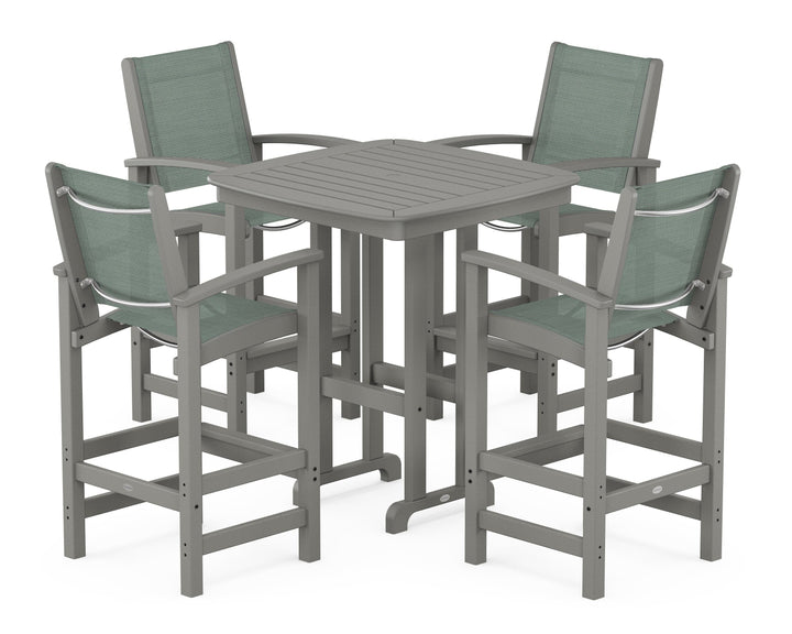 POLYWOOD® Coastal 5-Piece Bar Set
