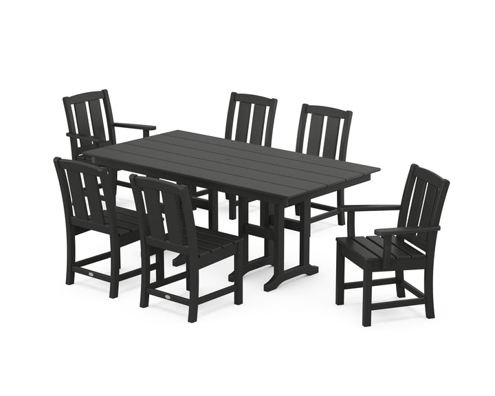 POLYWOOD® Mission 7-Piece Farmhouse Dining Set