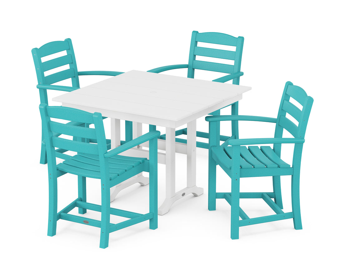 POLYWOOD® La Casa Café 5-Piece Farmhouse Dining Set