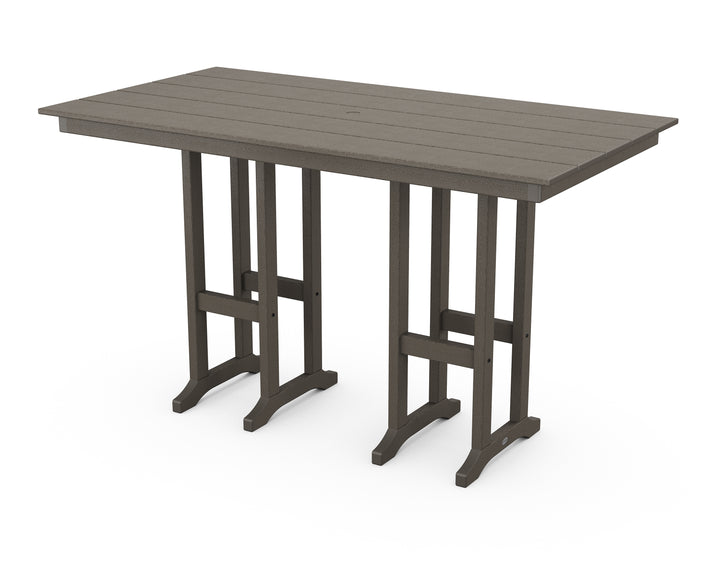 POLYWOOD® Farmhouse 37" x 72" Bar Table