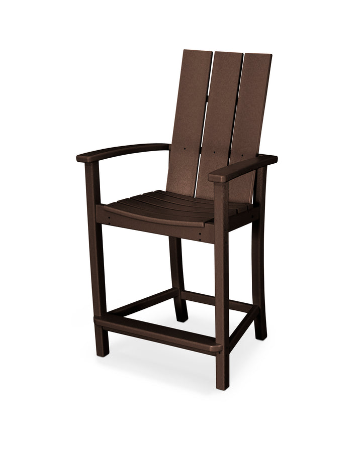 POLYWOOD® Modern Adirondack Counter Chair