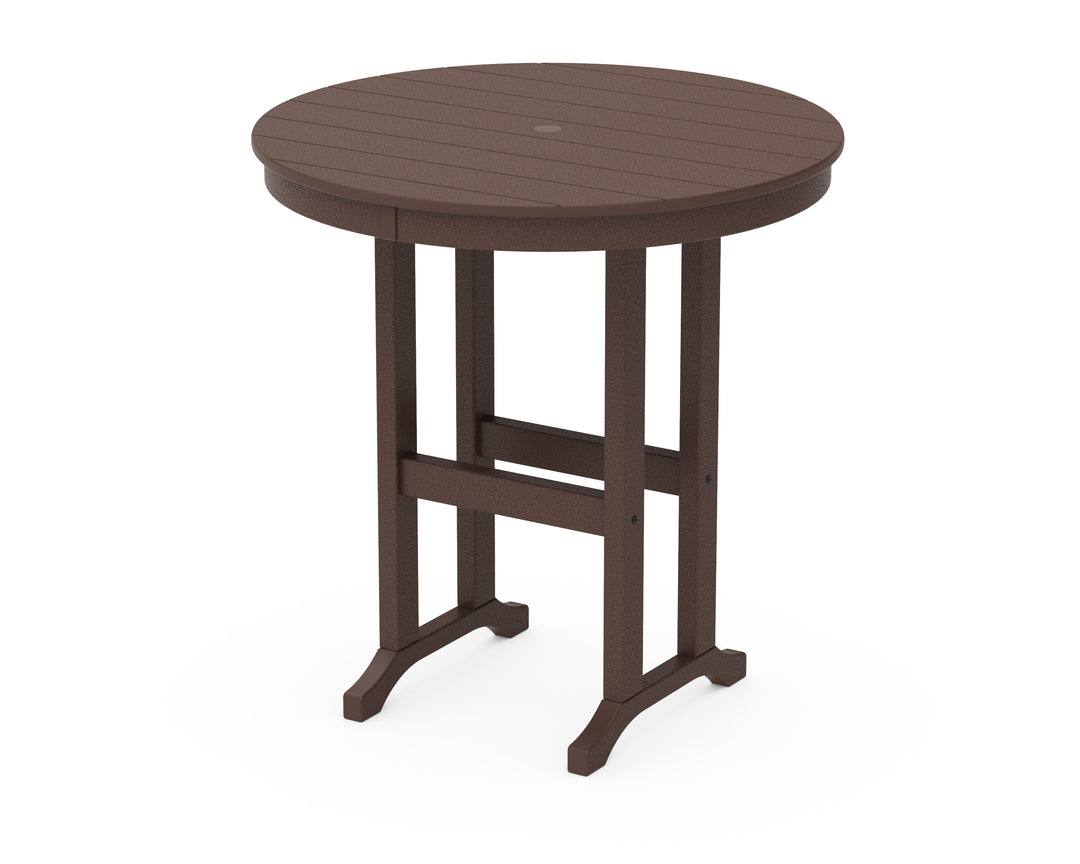 POLYWOOD® 36" Round Farmhouse Counter Table