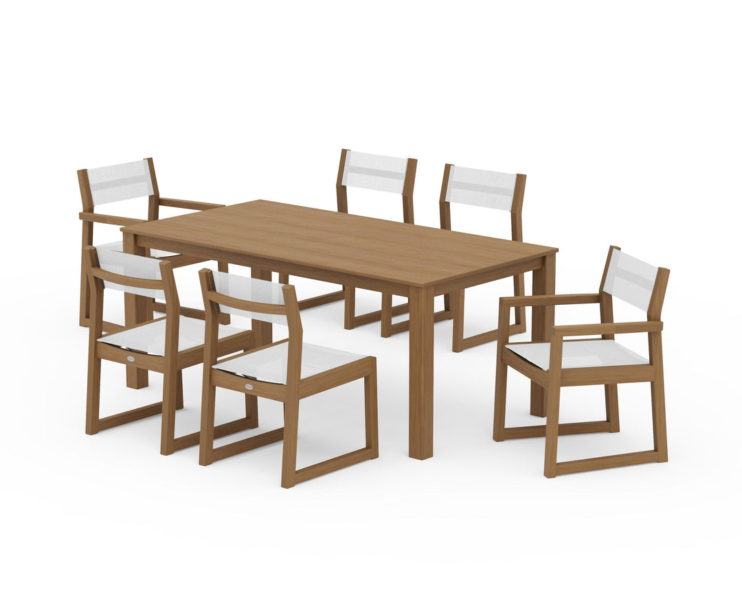 POLYWOOD® EDGE Sling 7-Piece Parsons Dining Set