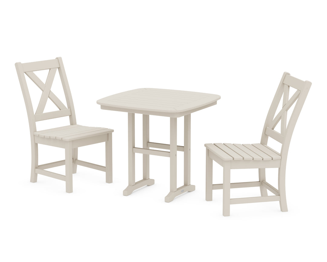 POLYWOOD® Braxton Side Chair 3-Piece Dining Set
