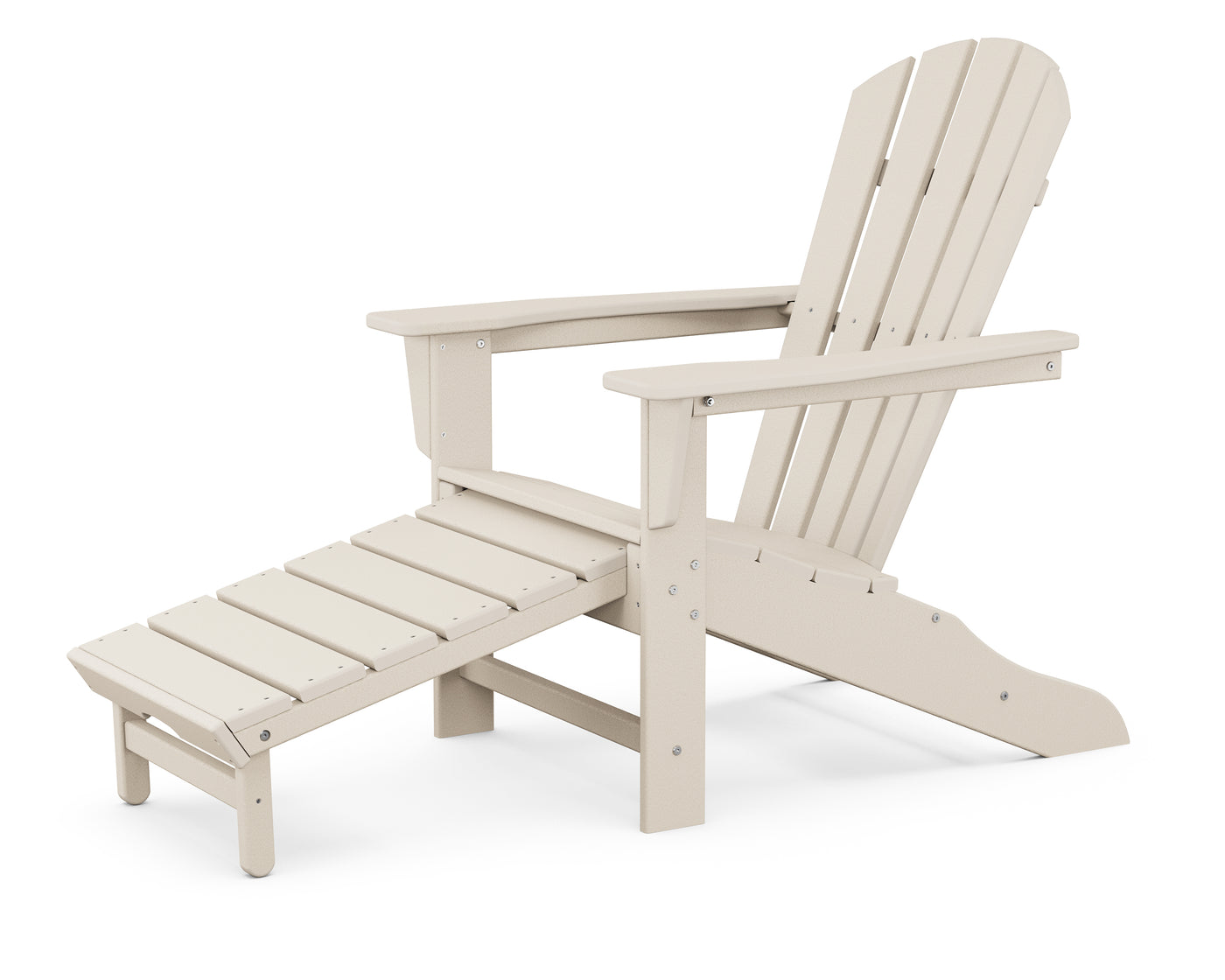 Palm Coast Ultimate Adirondack Chair with Hideaway Ottoman