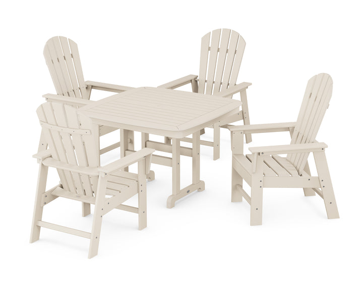 POLYWOOD® South Beach 5-Piece Dining Set with Trestle Legs
