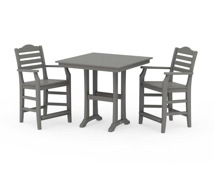 Draper James™ by  POLYWOOD® Savannah 3-Piece Farmhouse Counter Set with Trestle Legs