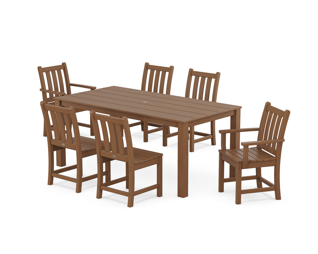 POLYWOOD® Traditional Garden 7-Piece Parsons Dining Set