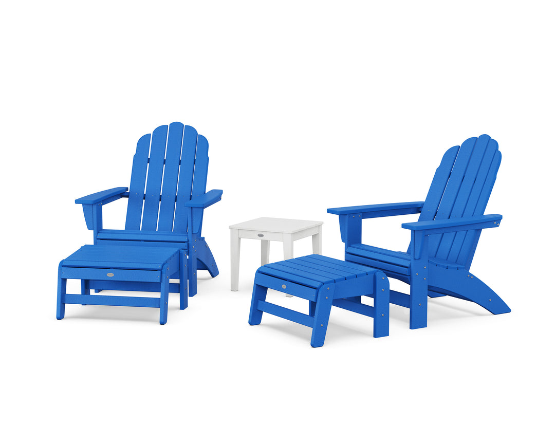 POLYWOOD® 5-Piece Vineyard Grand Adirondack Set