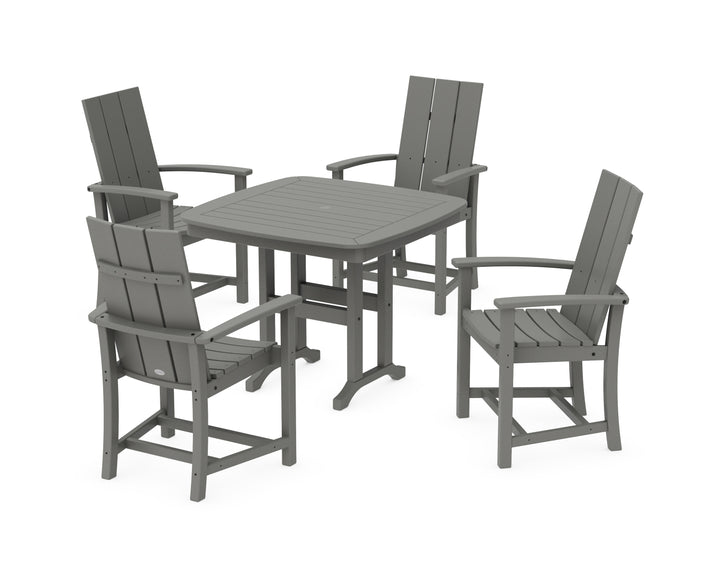 POLYWOOD® Modern Adirondack 5-Piece Dining Set