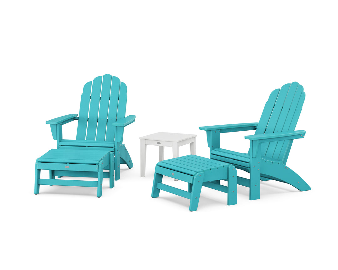 POLYWOOD® 5-Piece Vineyard Grand Adirondack Set