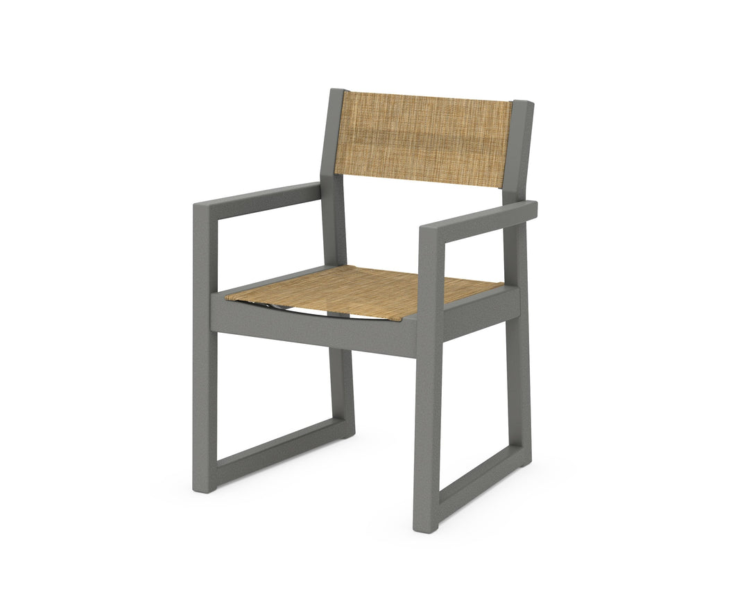 POLYWOOD® EDGE Sling Dining Arm Chair