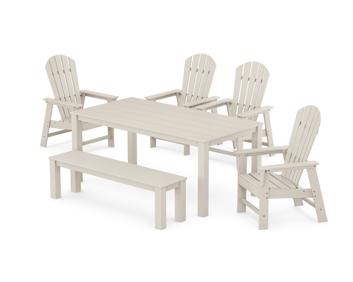 POLYWOOD® South Beach 6-Piece Parsons Dining Set with Bench