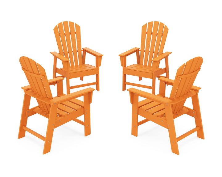 POLYWOOD® 4-Piece South Beach Casual Chair Conversation Set