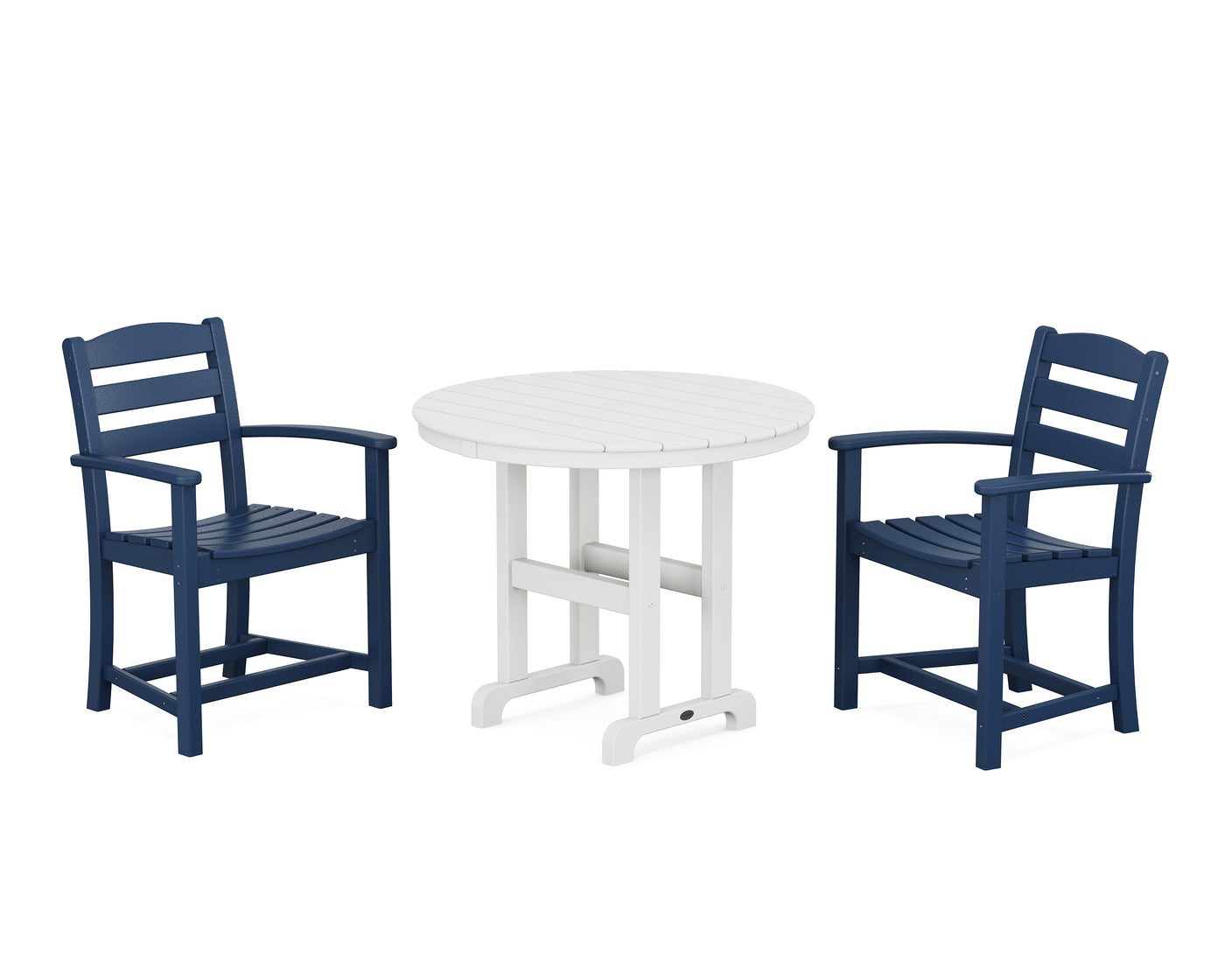 La Casa CafŽ 3-Piece Round Dining Set