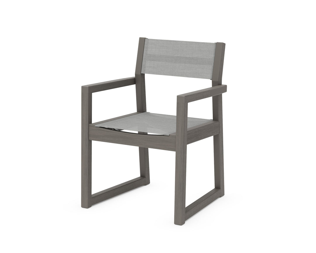 POLYWOOD® EDGE Sling Dining Arm Chair