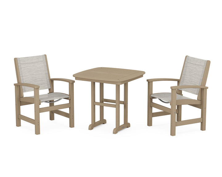 POLYWOOD® Coastal 3-Piece Dining Set