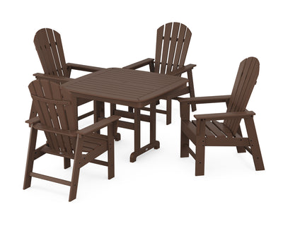 South Beach 5-Piece Dining Set with Trestle Legs