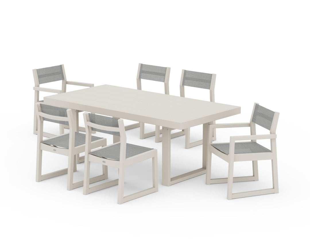 POLYWOOD® EDGE Sling 7-Piece Dining Set