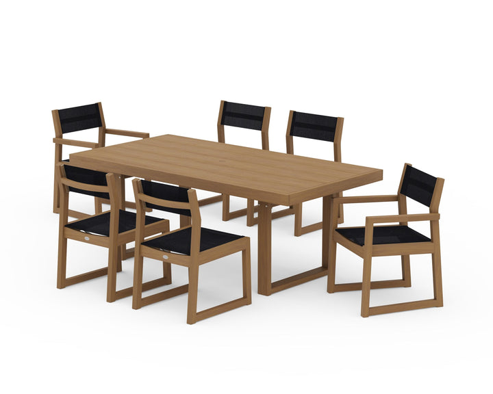 POLYWOOD® EDGE Sling 7-Piece Dining Set