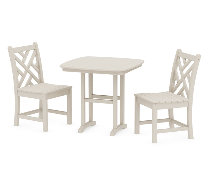 POLYWOOD® Chippendale Side Chair 3-Piece Dining Set