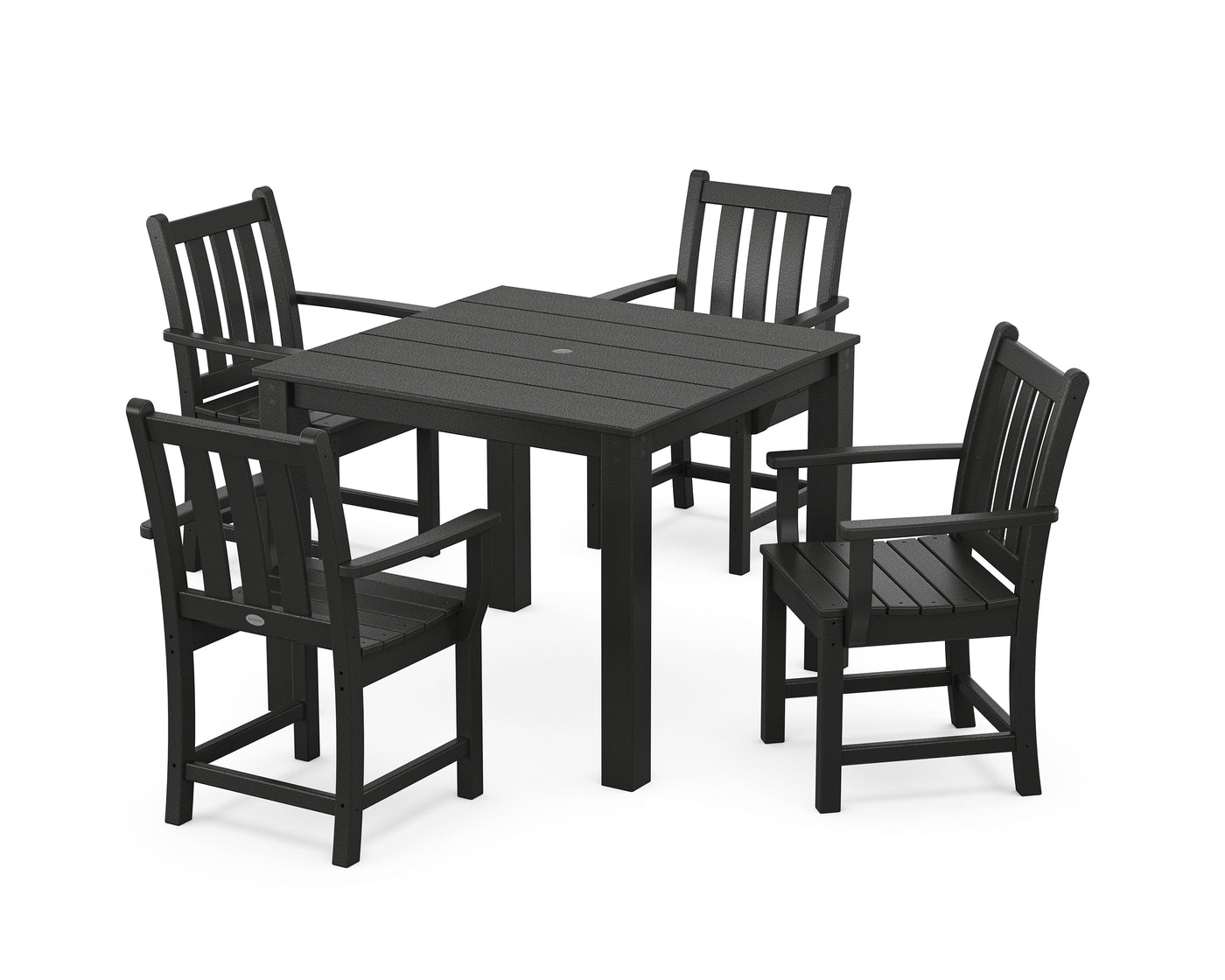 Traditional Garden 5-Piece Parsons Dining Set