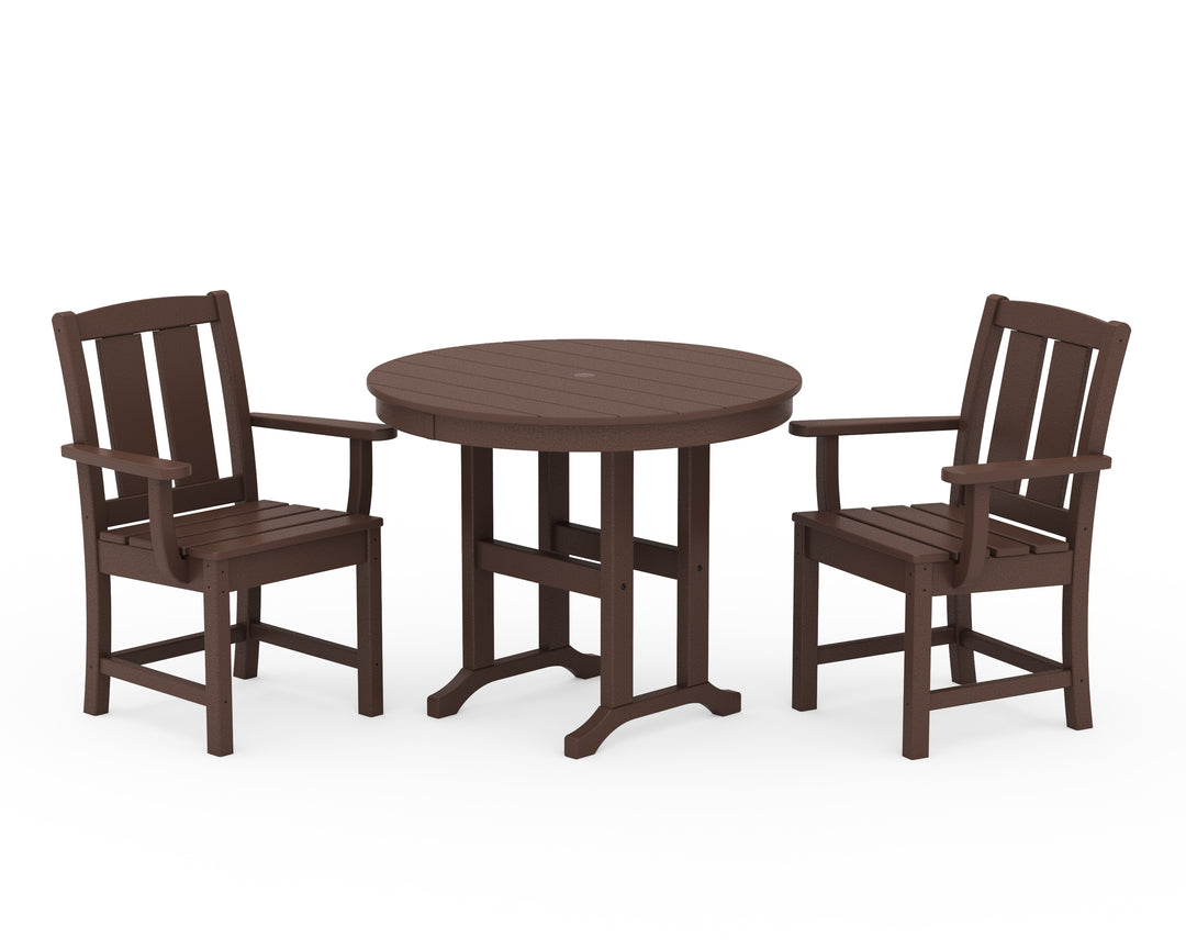 POLYWOOD® Mission 3-Piece Farmhouse Dining Set