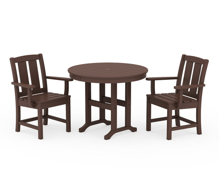 POLYWOOD® Mission 3-Piece Farmhouse Dining Set