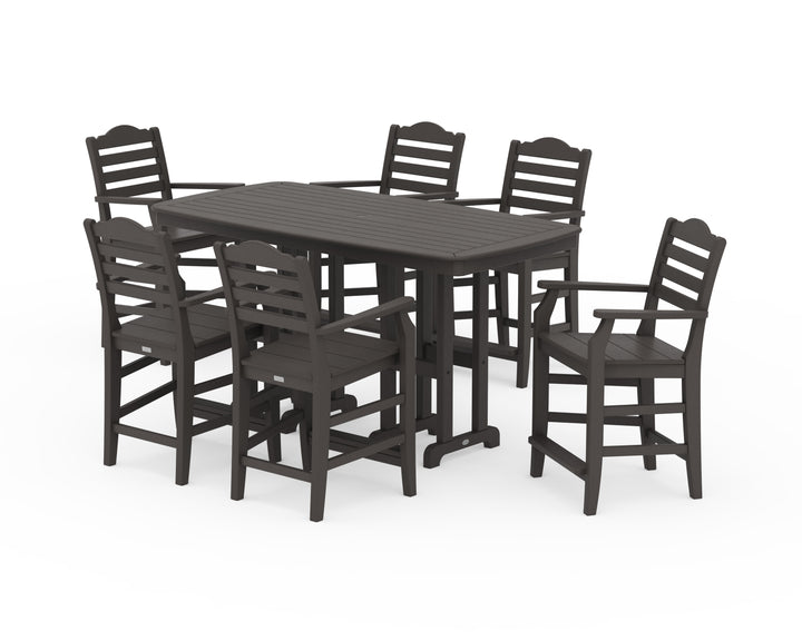 Draper James™ by  POLYWOOD® Savannah Arm Chair 7-Piece Counter Set