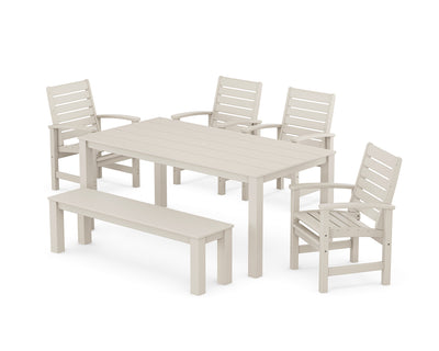 Signature 6-Piece Parsons Dining Set with Bench