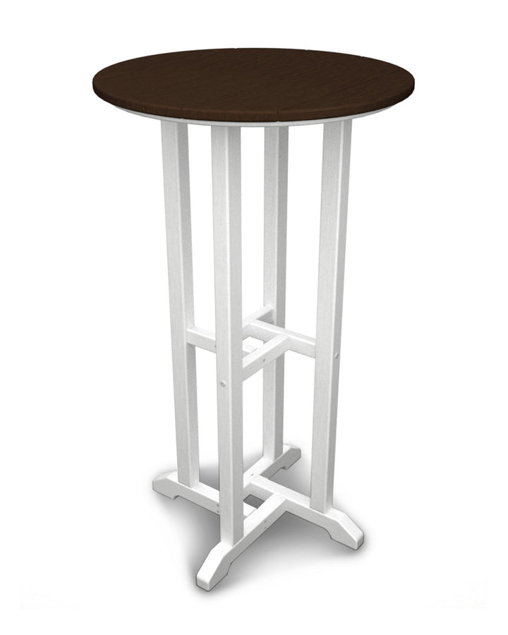 POLYWOOD® Contempo 24" Round Bar Table