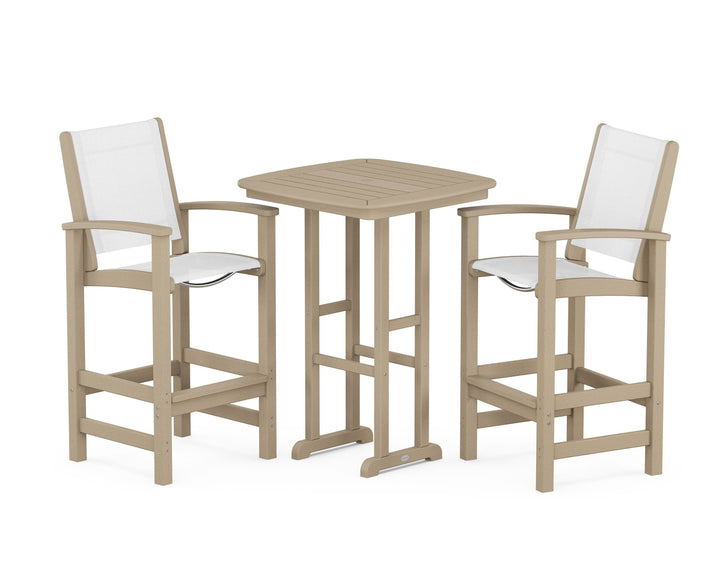 POLYWOOD® Coastal 3-Piece Bar Set