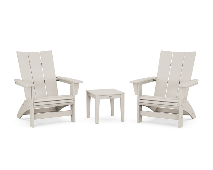 POLYWOOD® 3-Piece Modern Grand Adirondack Set