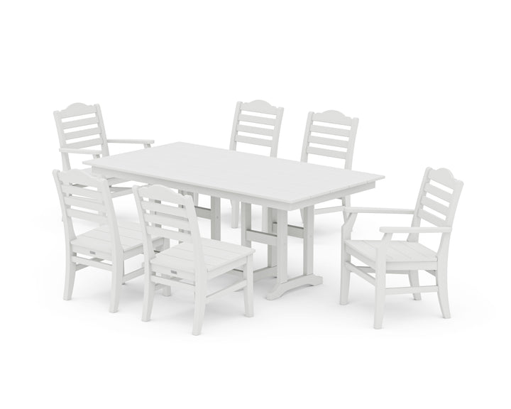 POLYWOOD® Savannah 7-Piece Farmhouse Dining Set