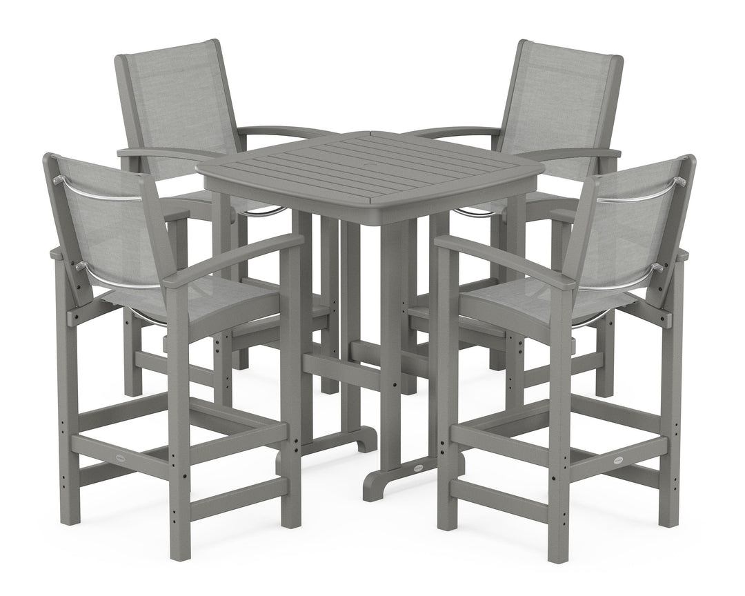 POLYWOOD® Coastal 5-Piece Bar Set