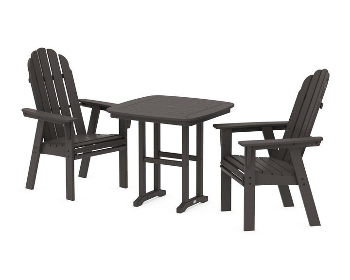 POLYWOOD® Vineyard Adirondack 3-Piece Dining Set