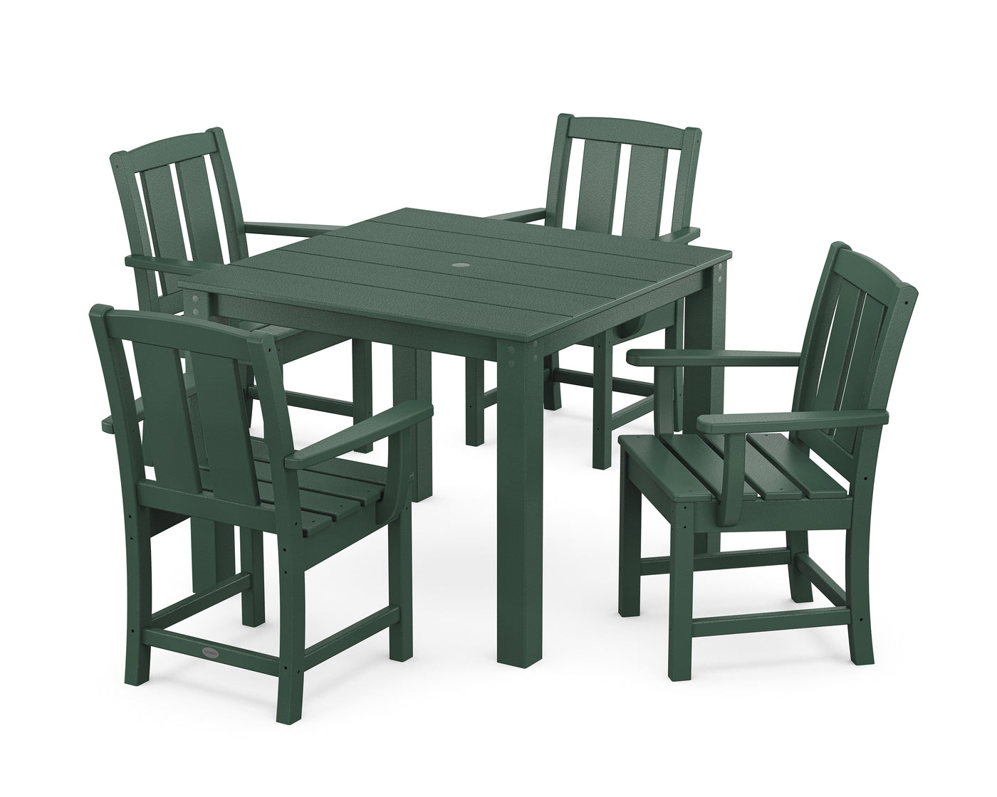 Mission 5-Piece Parsons Dining Set