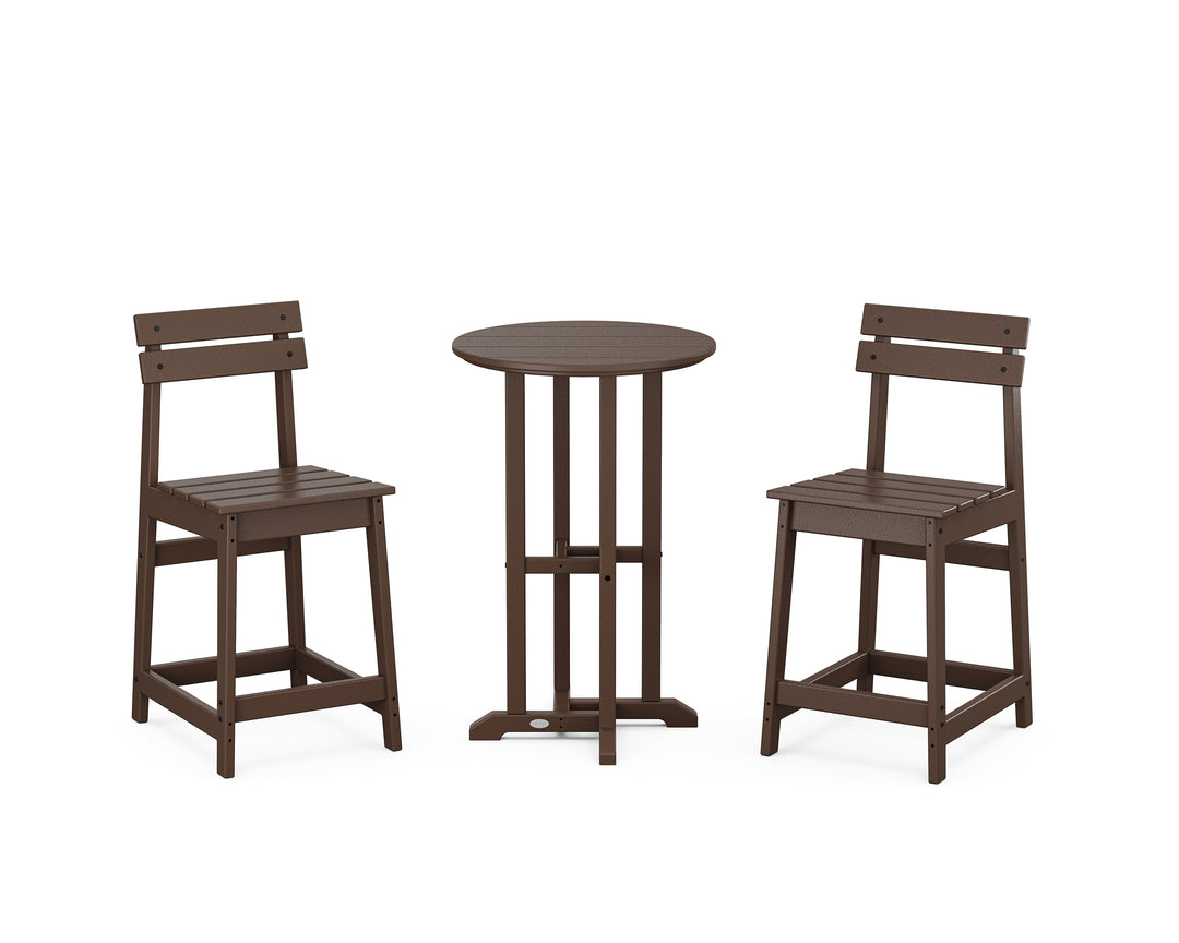 POLYWOOD® Modern Studio Plaza 3-Piece Bistro Counter Set