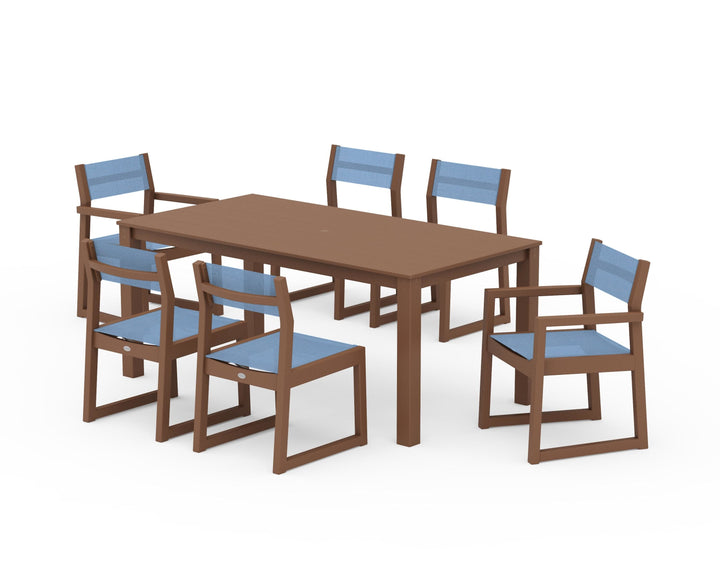 POLYWOOD® EDGE Sling 7-Piece Parsons Dining Set