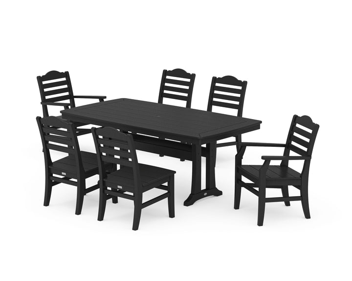 POLYWOOD® Savannah 7-Piece Dining Set with Trestle Legs