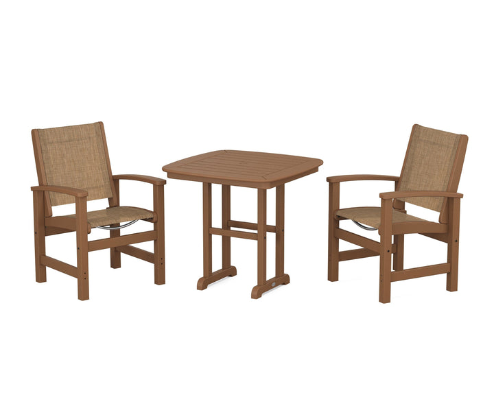 POLYWOOD® Coastal 3-Piece Dining Set