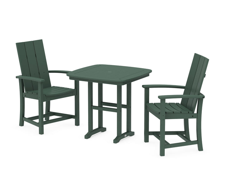 POLYWOOD® Modern Adirondack 3-Piece Dining Set