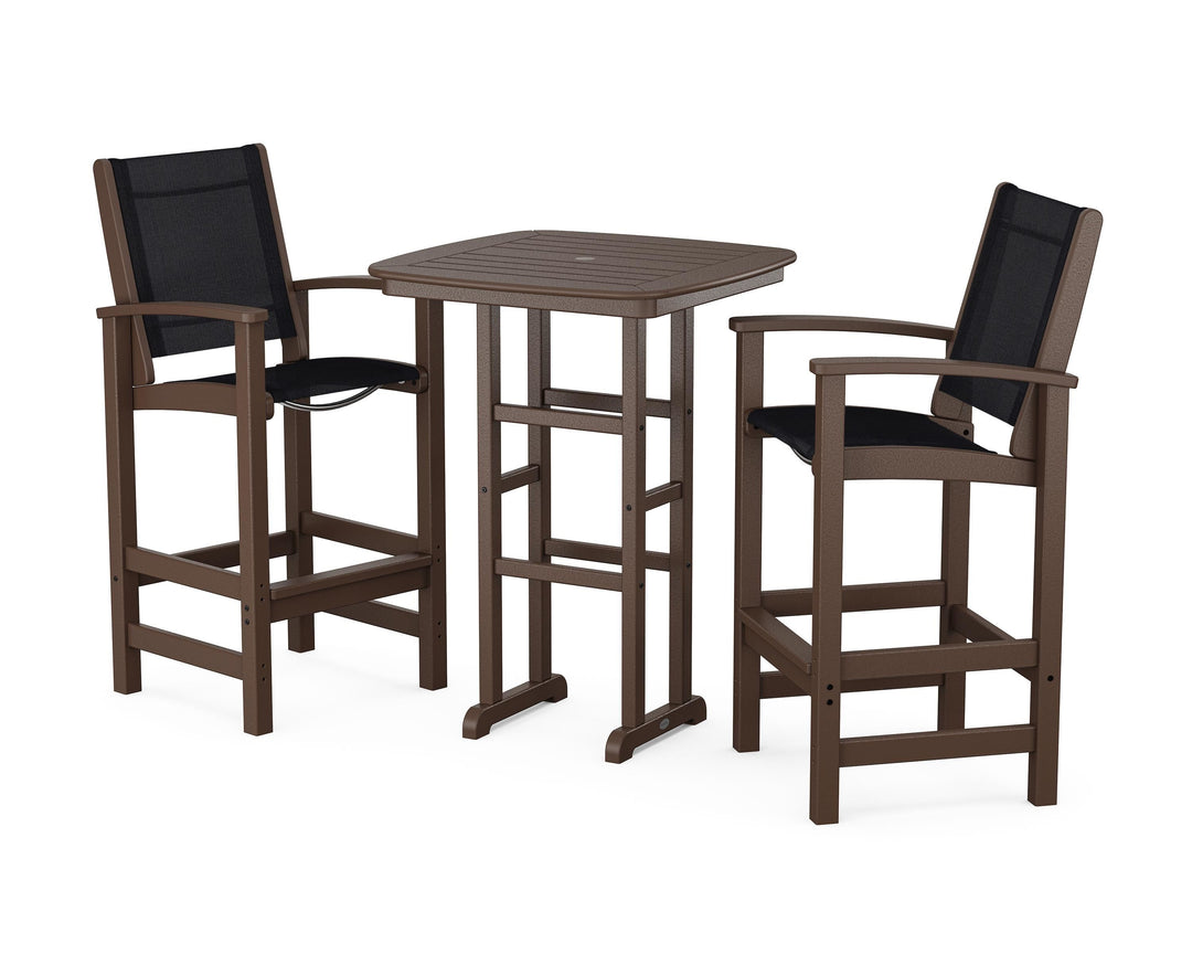POLYWOOD® Coastal 3-Piece Bar Set