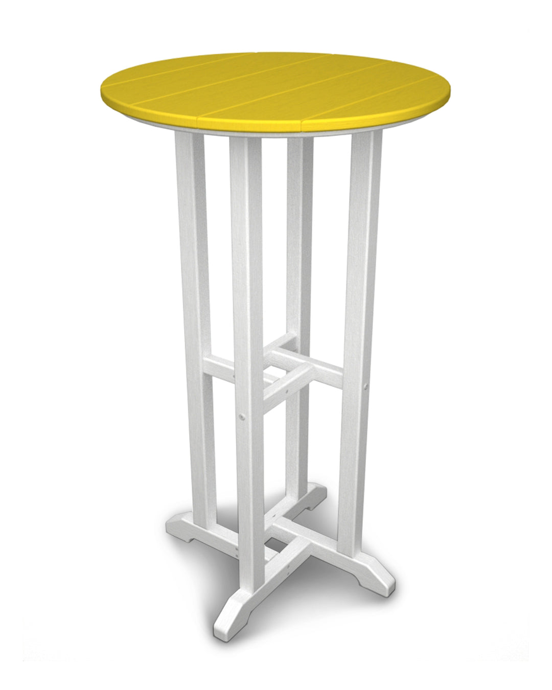 POLYWOOD® Contempo 24" Round Bar Table