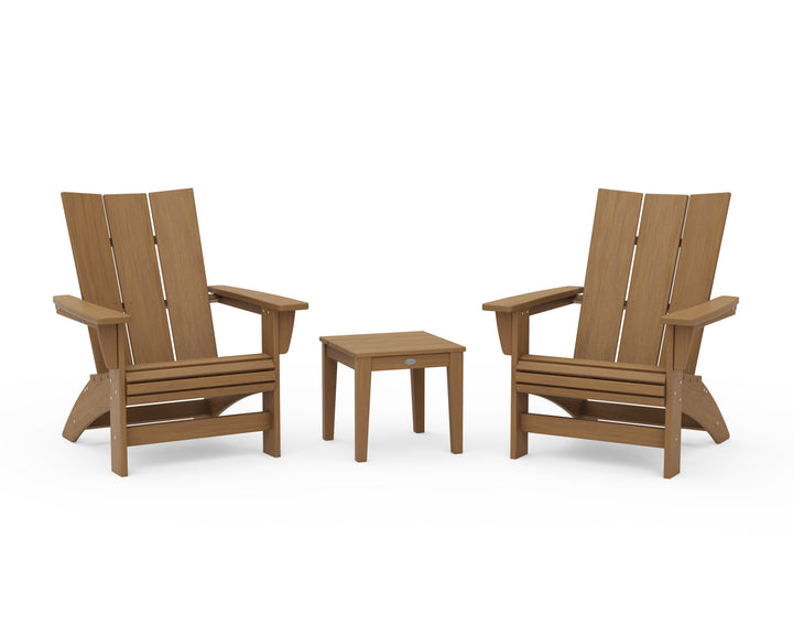POLYWOOD® 3-Piece Modern Grand Adirondack Set