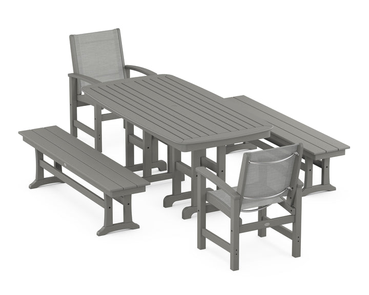 POLYWOOD® Coastal 5-Piece Dining Set