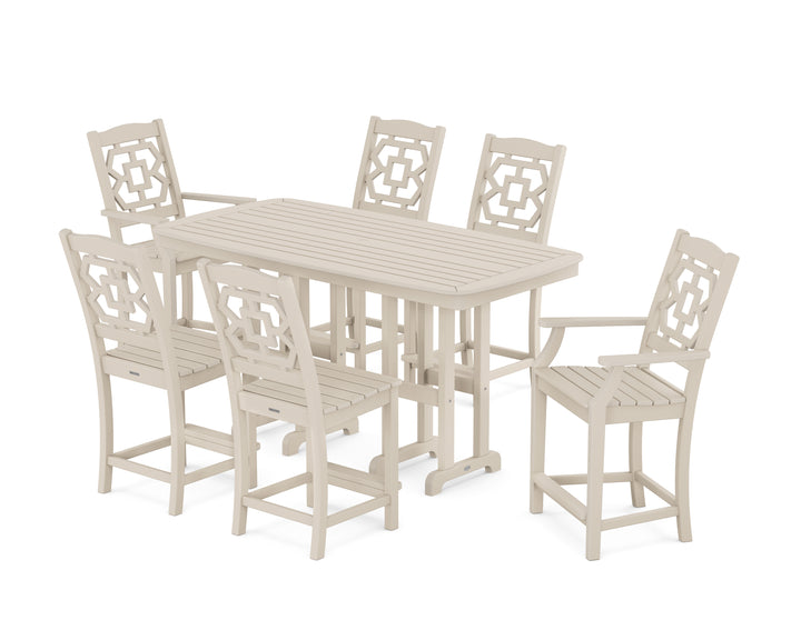Martha Stewart by POLYWOOD® Chinoiserie 7-Piece Counter Set