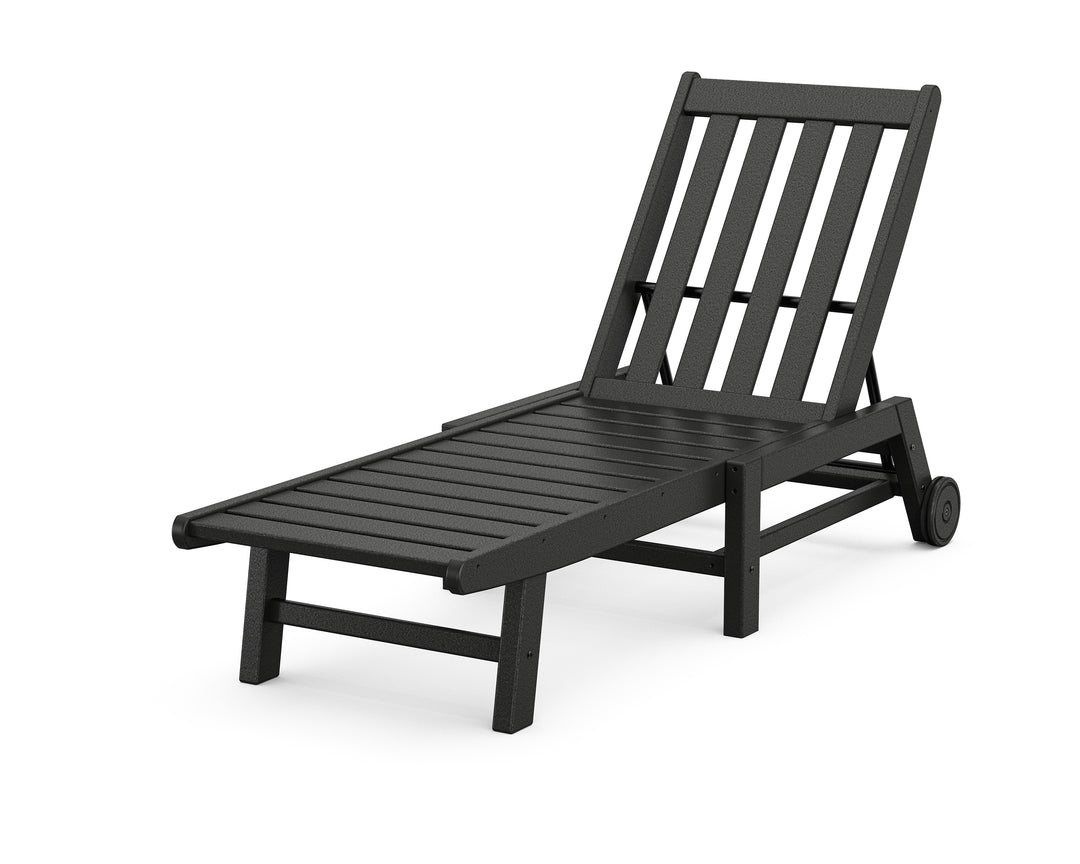 POLYWOOD® Vineyard Chaise with Wheels