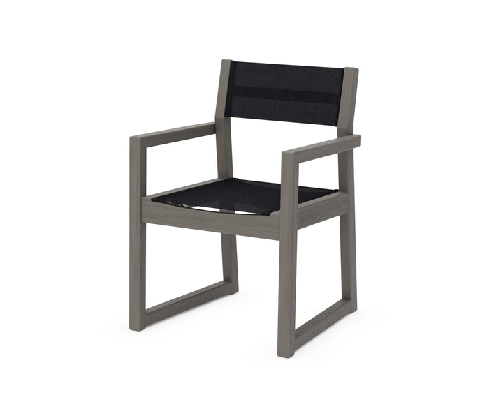 POLYWOOD® EDGE Sling Dining Arm Chair