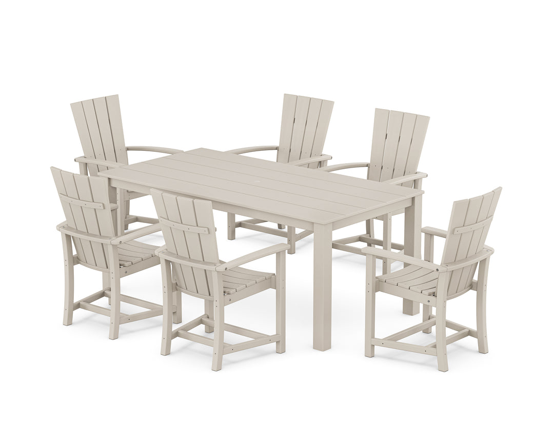 POLYWOOD® Quattro 7-Piece Parsons Dining Set